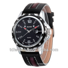 Skone 9117 Sport Leather Black Military Watches